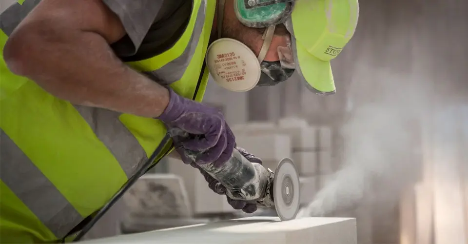 Portland stone masonry finishing