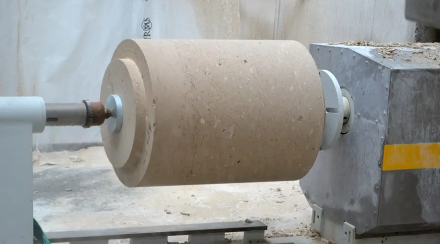 Portland stone lathe and turning capability