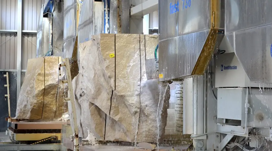 Portland limestone primary sawings