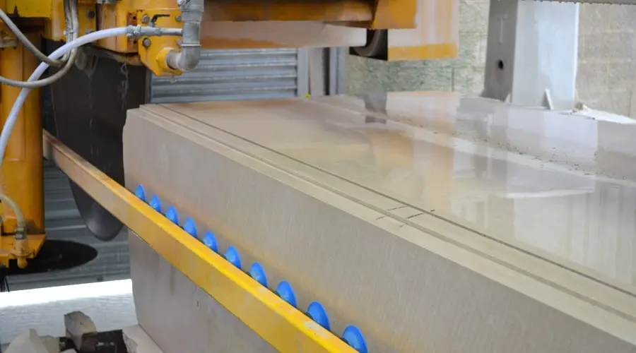 Portland limestone ashlar and tile line
