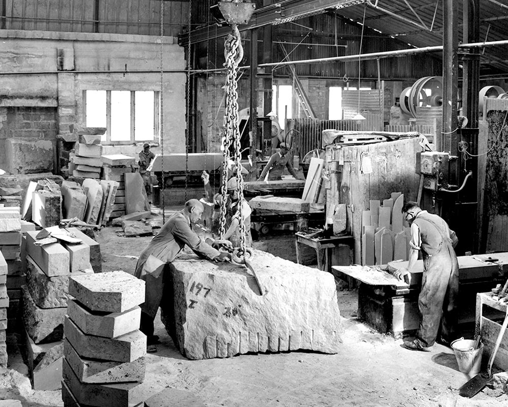 Portland stone history on Jurassic coast 